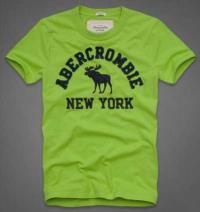 heren abercrombie korte tees new york moose logo groen zwart Store Haarlem 7ox42115